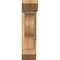 Ekena Millwork Funston Slat Smooth Bracket w/ Offset Brace, Western Red Cedar, 5 1/2"W x 14"D x 22"H BKT0604X14X22FST06SWR - alternate 2